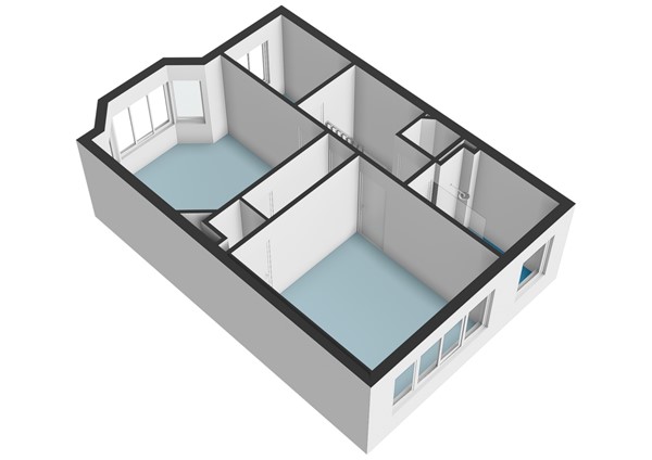 Floorplan - Tiboel Siegenbeekstraat 11, 2313 HA Leiden